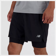 New Balance AC Lined Short 7" - Homme