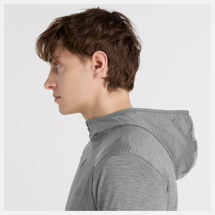 New Balance Heat Grid Hooded Full Zip - Homme