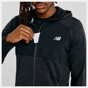 New Balance Heat Grid Hooded Full Zip - Homme