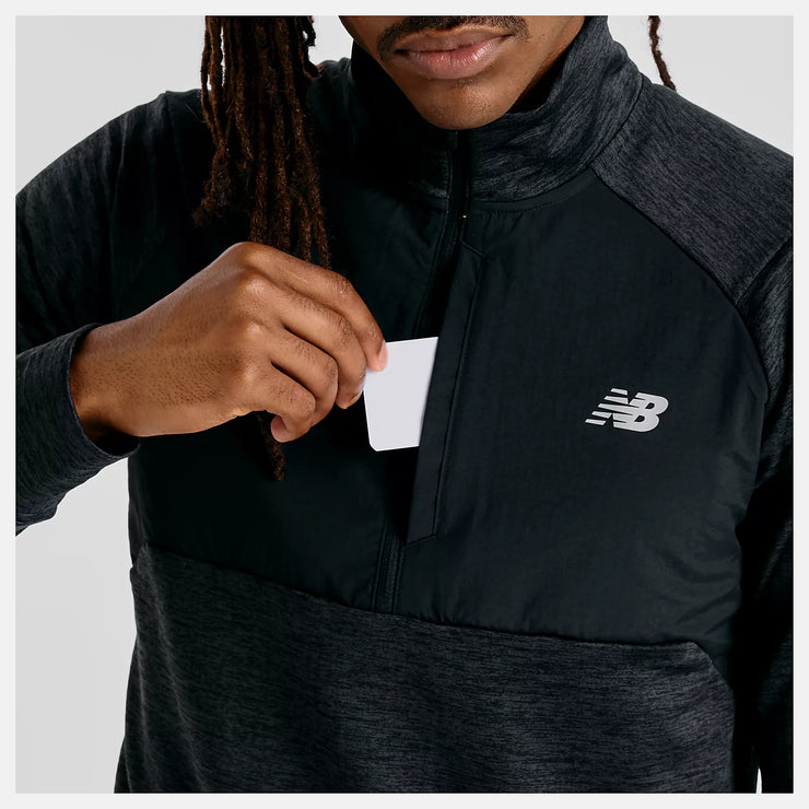 New Balance Athletics Heat Grid 1/2 Zip - Homme