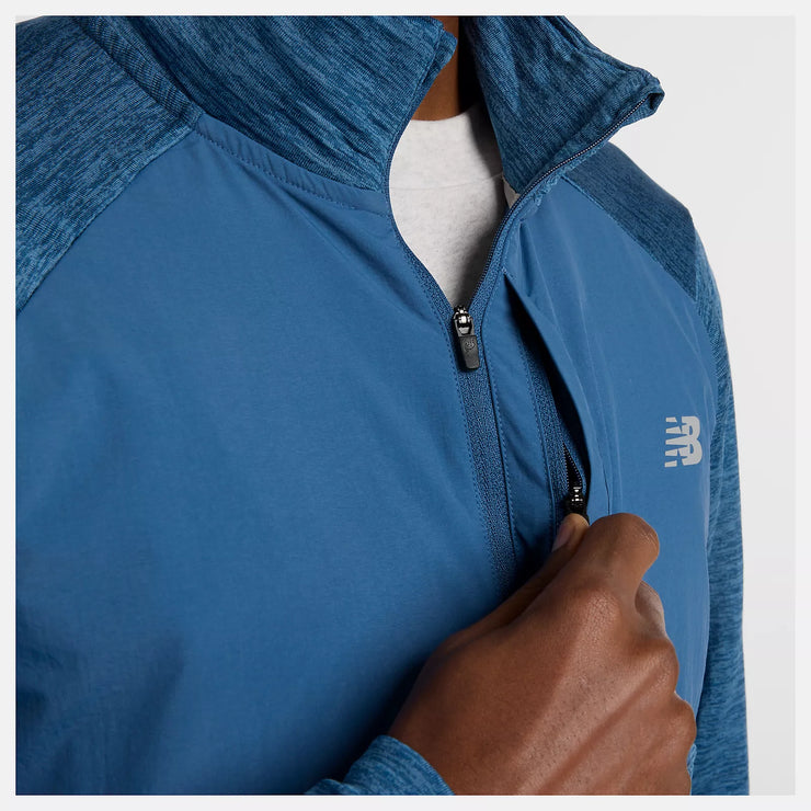 New Balance Athletics Heat Grid 1/2 Zip - Homme