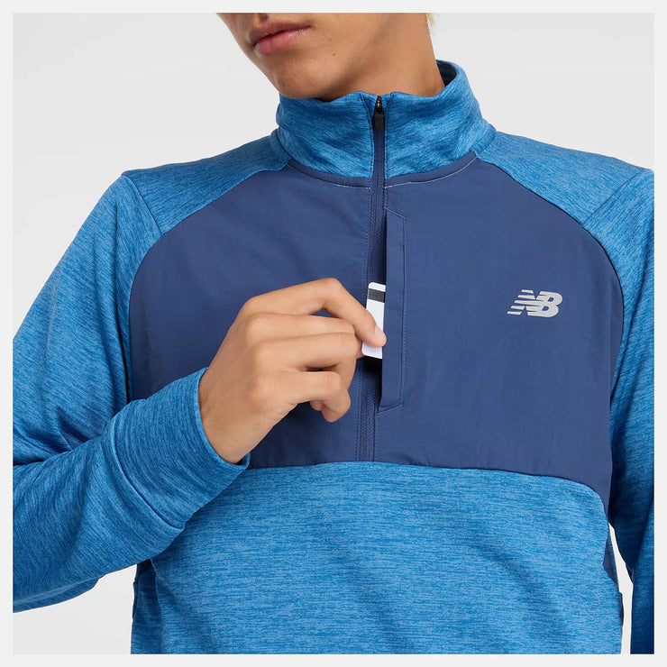 New Balance Athletics Heat Grid 1/2 Zip - Homme