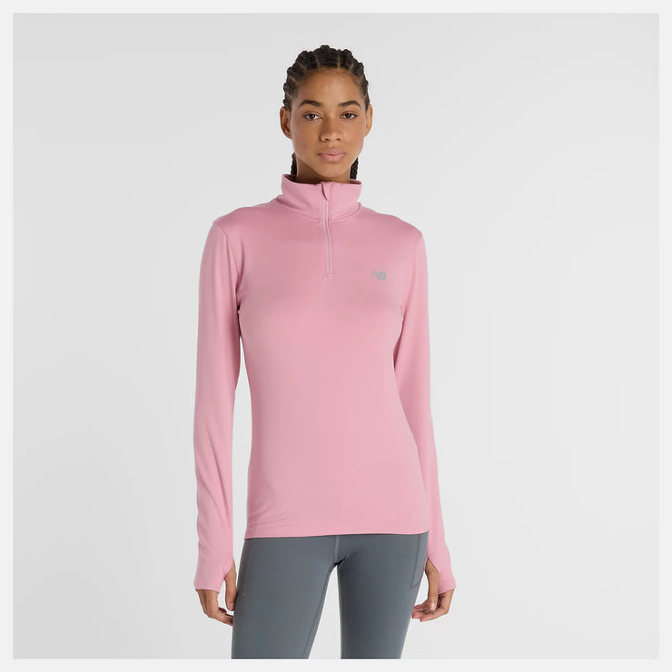 New Balance Sport Essentials Space Dye 1/4 Zip - Femme