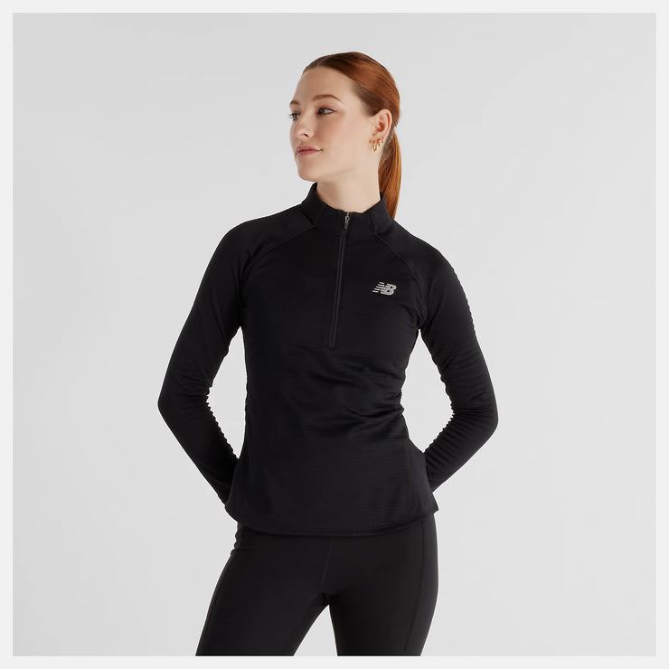 New Balance Athletics Heat Grid 1/2 Zip - Femme