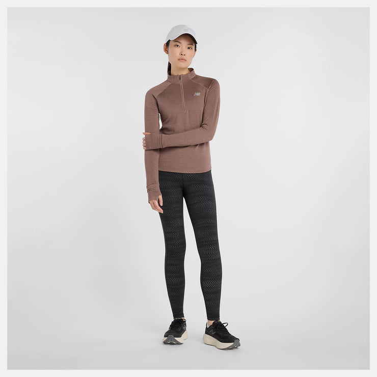New Balance Athletics Heat Grid 1/2 Zip - Femme