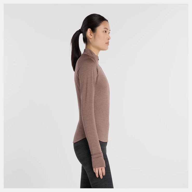 New Balance Athletics Heat Grid 1/2 Zip - Femme