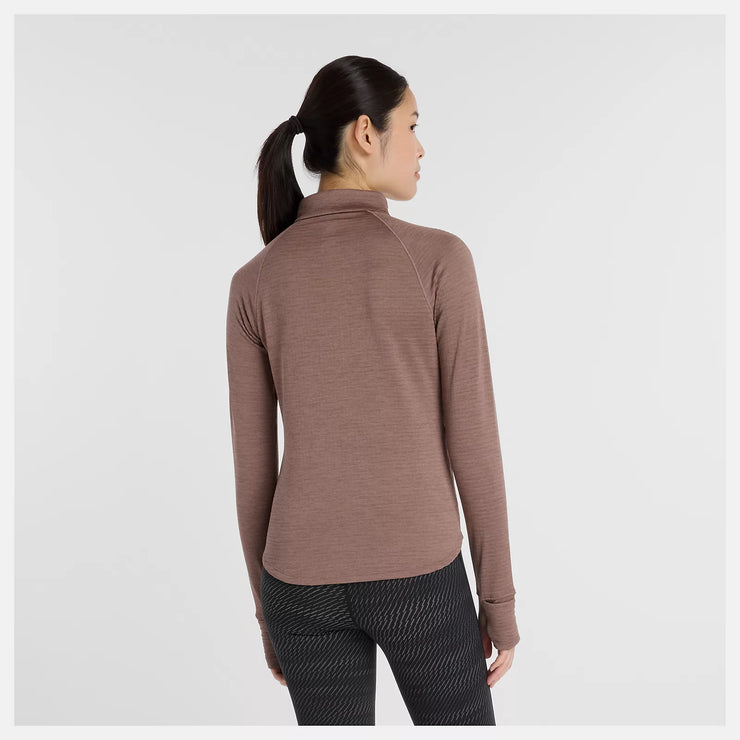 New Balance Athletics Heat Grid 1/2 Zip - Femme
