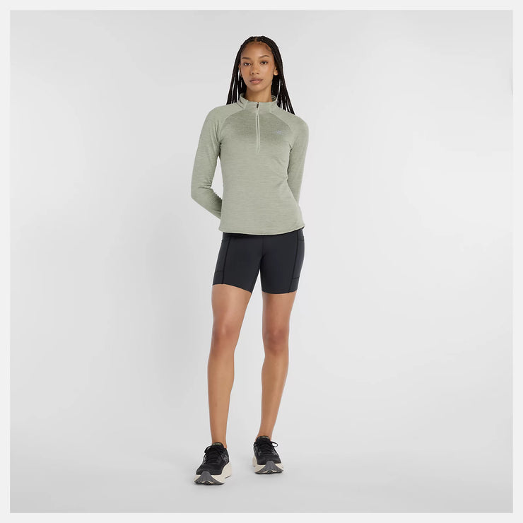 New Balance Athletics Heat Grid 1/2 Zip - Femme