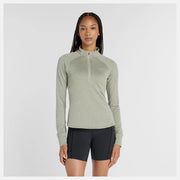 New Balance Athletics Heat Grid 1/2 Zip - Femme