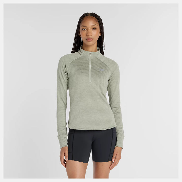 New Balance Athletics Heat Grid 1/2 Zip - Femme