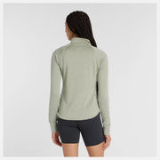 New Balance Athletics Heat Grid 1/2 Zip - Femme