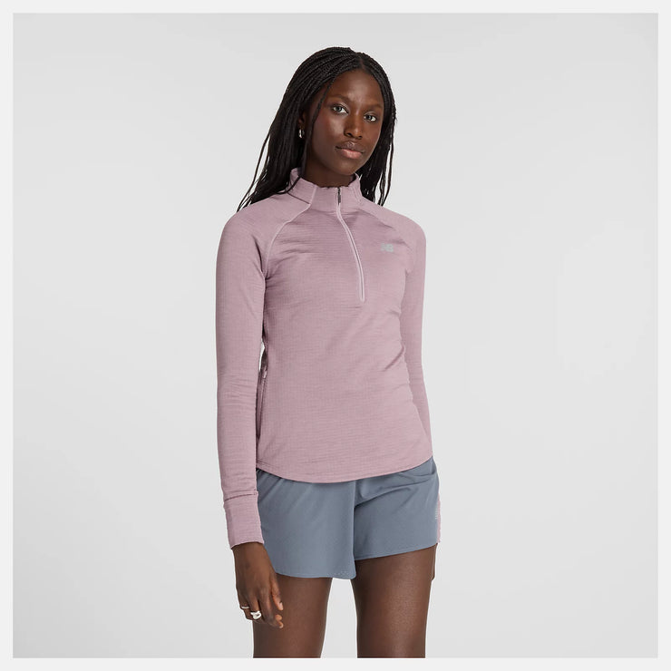 New Balance Athletics Heat Grid 1/2 Zip - Femme