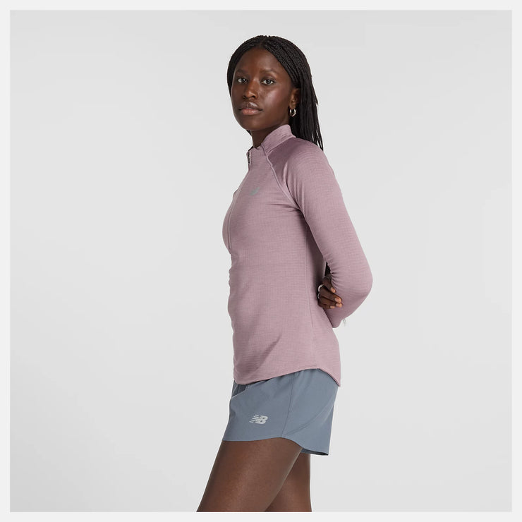 New Balance Athletics Heat Grid 1/2 Zip - Femme