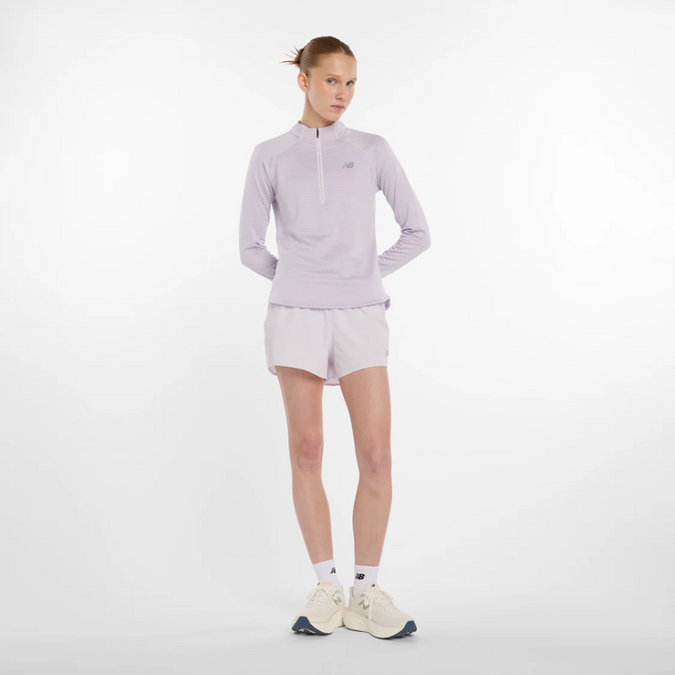 New Balance Athletics Heat Grid 1/2 Zip - Femme