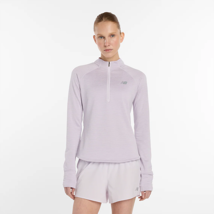 New Balance Athletics Heat Grid 1/2 Zip - Femme