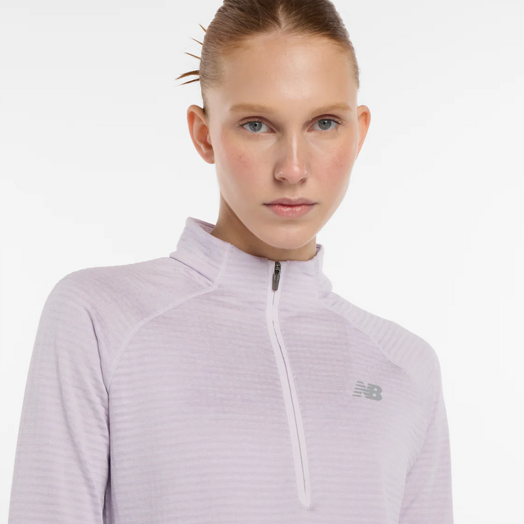 New Balance Athletics Heat Grid 1/2 Zip - Femme